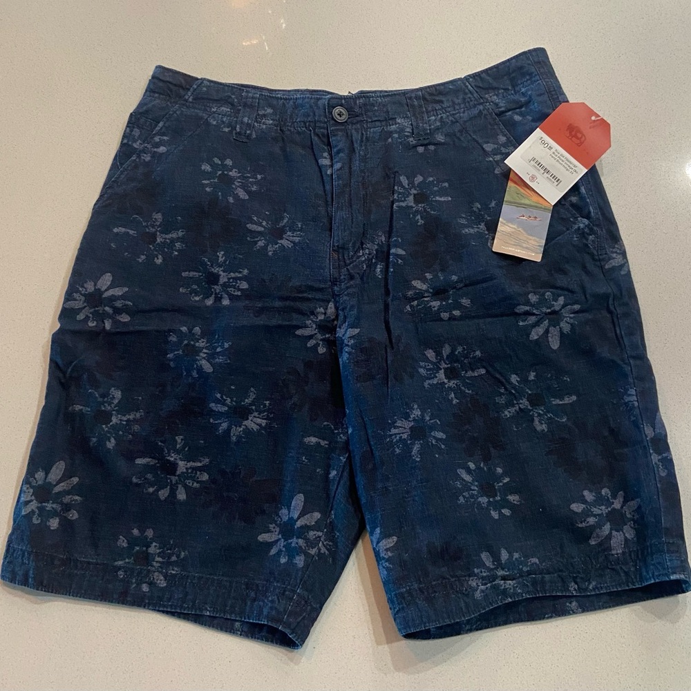NWT True Grit Shorts Mens 33 Indigo